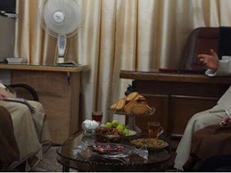 بازدید حضرت آیت الله حسینی بوشهری از مرکز مباحثات فقهی جوادالائمه