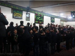 نوحه وسینه زنی شب هفتم محرم حاج احسان تقوی